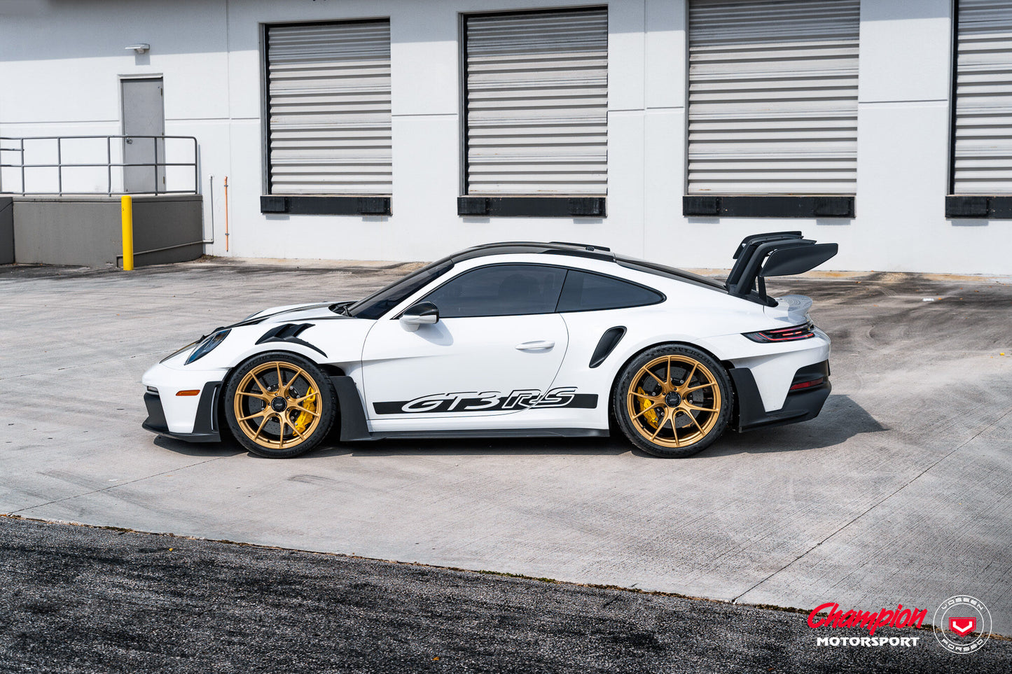 Vossen RS74 Wheel Set for Porsche 911 - 20 Inch - Heritage Gold