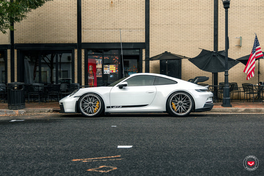 Vossen S21-02 Wheel Set for Porsche 911 - 21 Inch - Light Smoke