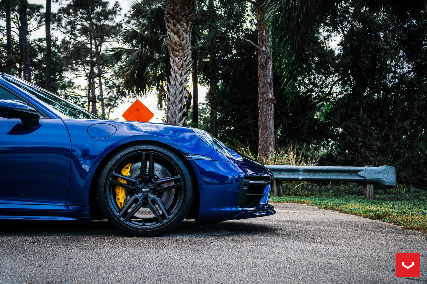 Vossen HF-1 Wheel Set for Porsche 911 - 20 Inch - Satin Black