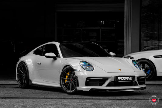 Vossen M-X2 Wheel Set for Porsche 911 - 21 Inch - Gloss Black