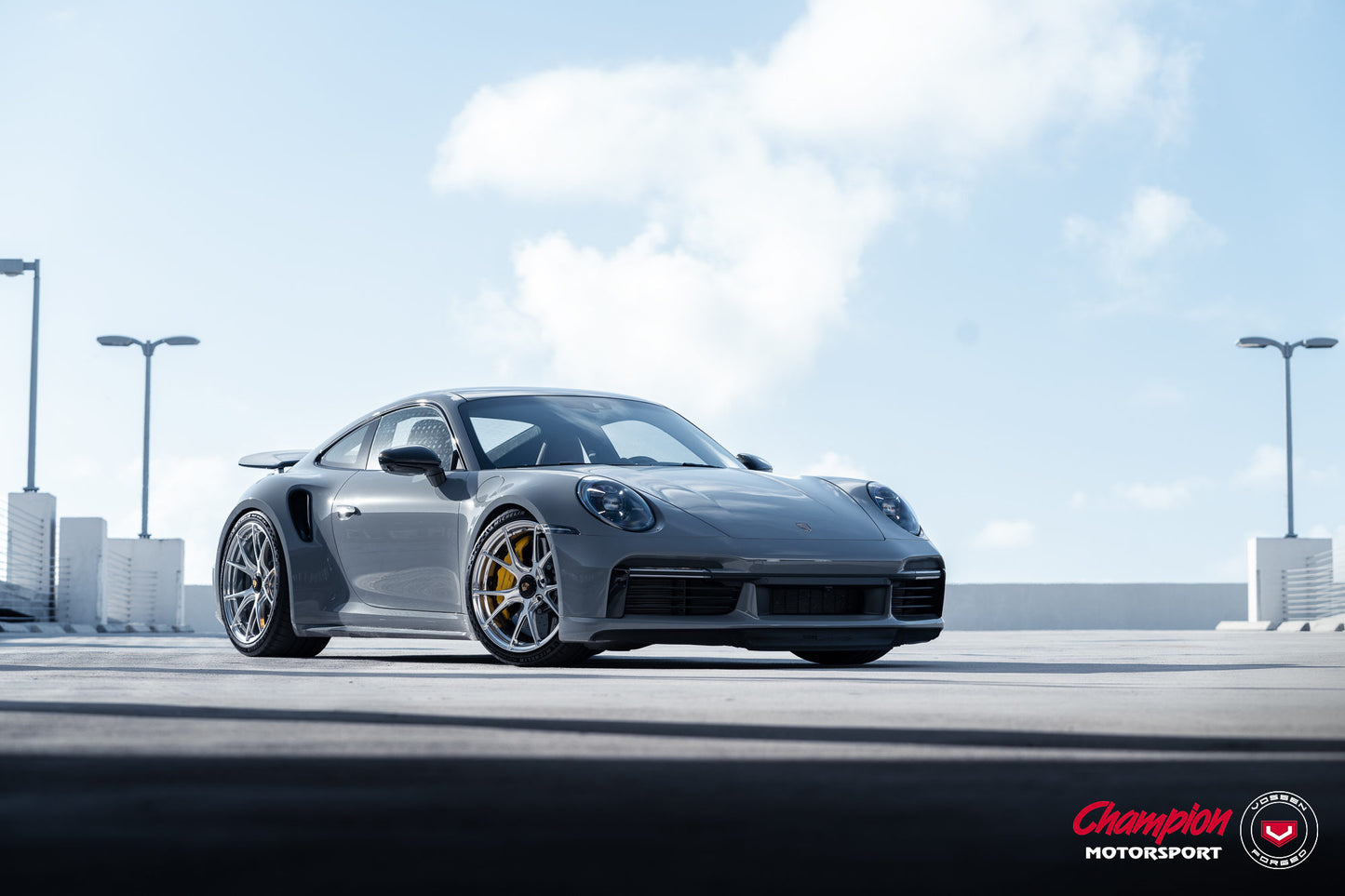 Vossen RS74 Wheel Set for Porsche 911 - Gloss Clear