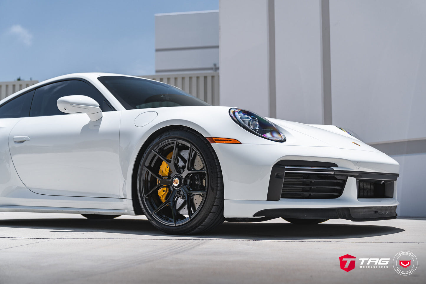 Vossen S21-01 Wheel Set for Porsche 911 - 20 Inch - Gloss Black