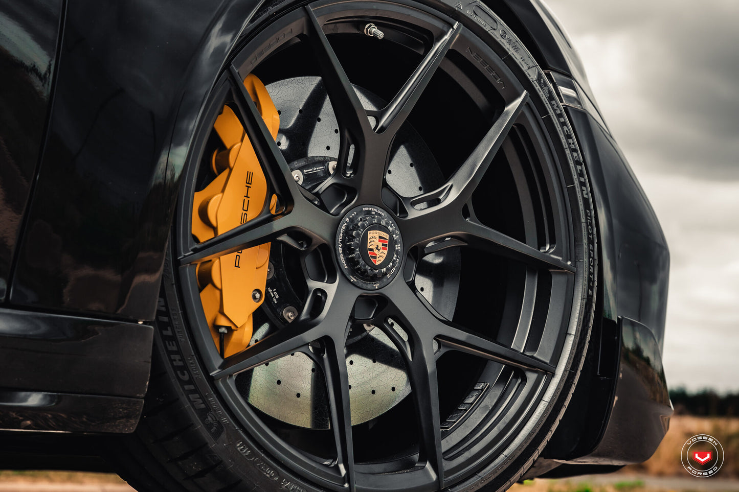Vossen S21-01 Wheel Set for Porsche 911 - 21 Inch - Satin Black