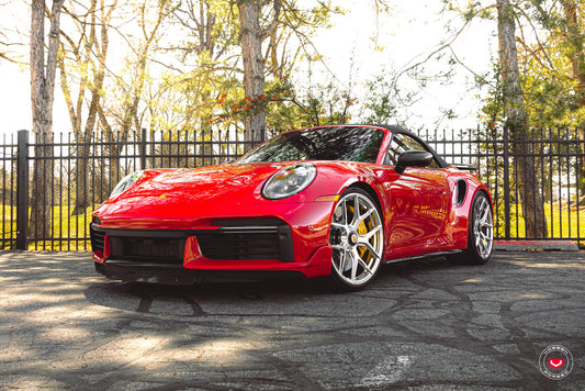 Vossen S21-01 Wheel Set for Porsche 911 - 21 Inch - Gloss Clear polished