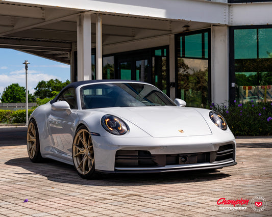 Vossen RS74 Wheel Set for Porsche 911 - Patina Gold