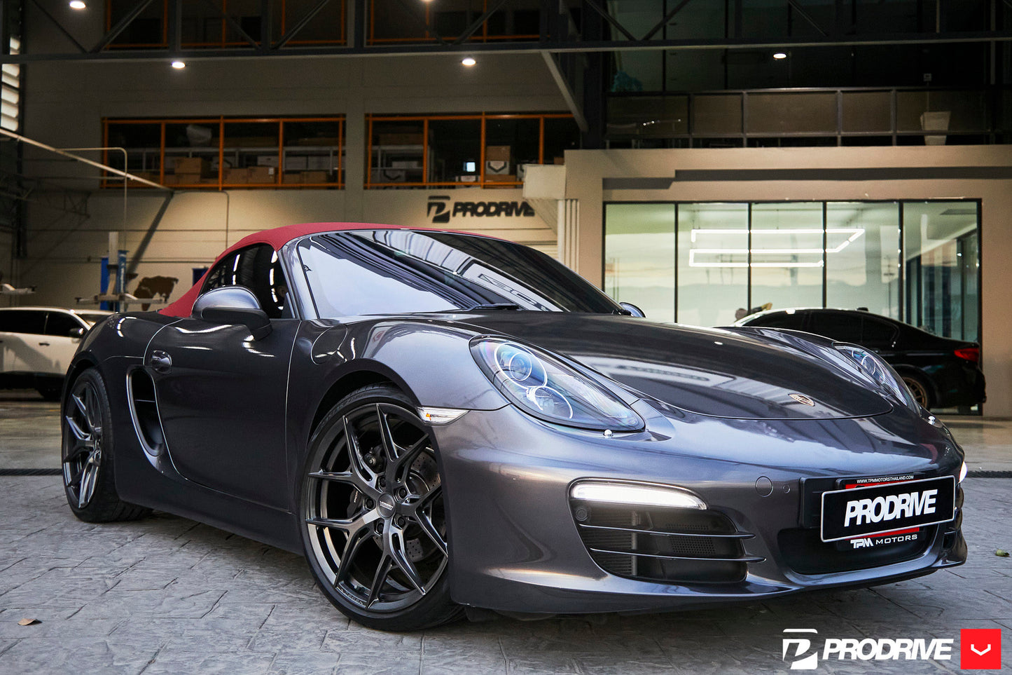 Vossen HF-5 Wheel Set for Porsche 718 Boxster/Cayman - 20 Inch - Anthracite