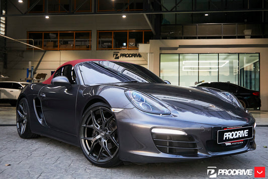 Vossen HF-5 Wheel Set for Porsche 718 Boxster/Cayman - 20 Inch - Anthracite