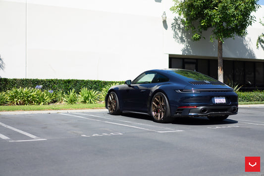 Vossen HF-5 Wheel Set for Porsche 911 - 20 Inch - Gloss Bronze