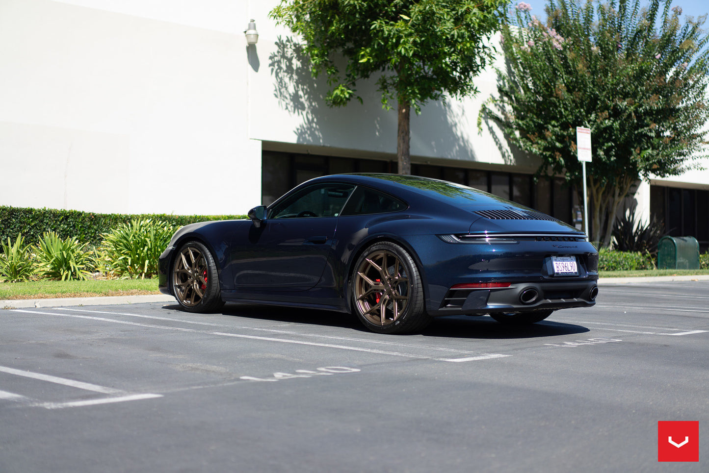 Vossen HF-5 Wheel Set for Porsche 911 - 20 Inch - Gloss Bronze