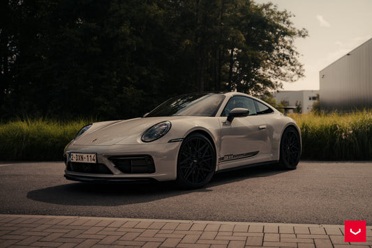 Vossen HF-7 Wheel Set for Porsche 911 - Satin Black
