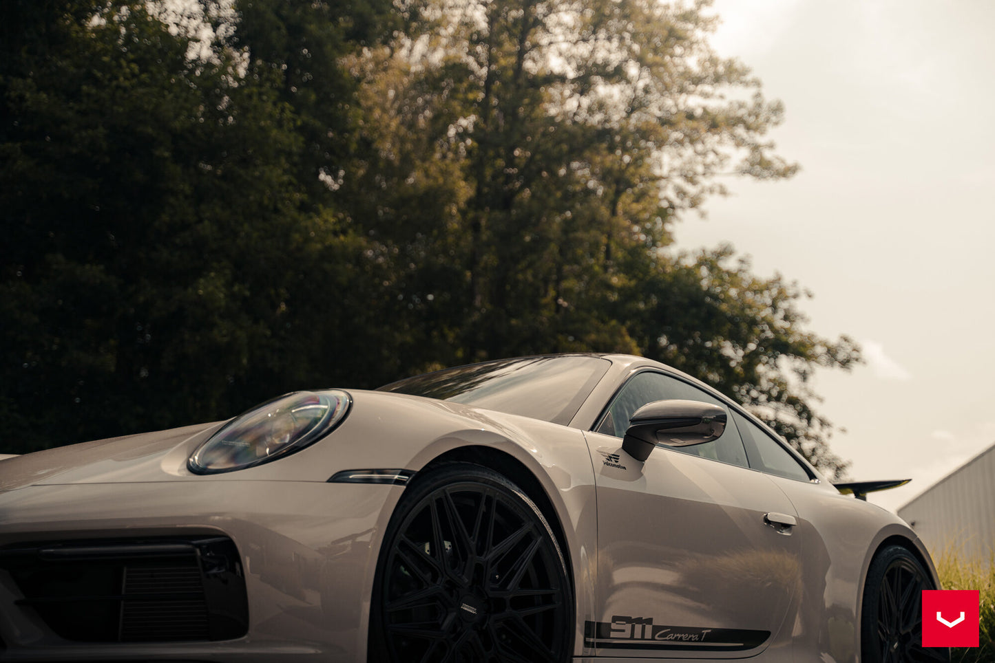 Vossen HF-7 Wheel Set for Porsche 911 - Satin Black