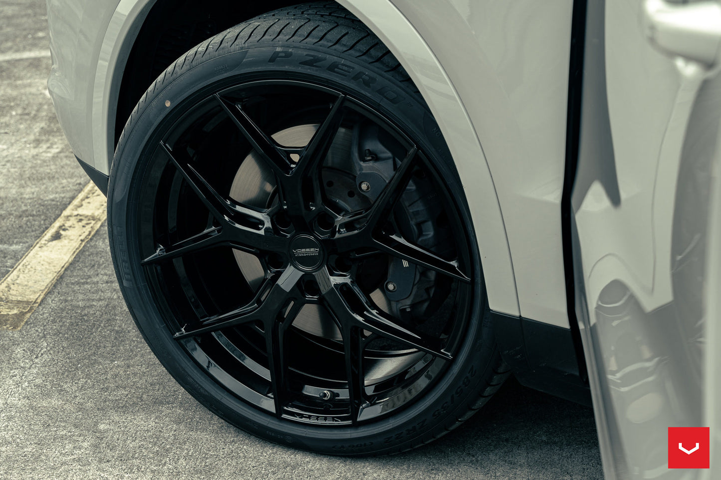 Vossen HF-5 Wheel Set for Porsche Cayenne - Gloss Black