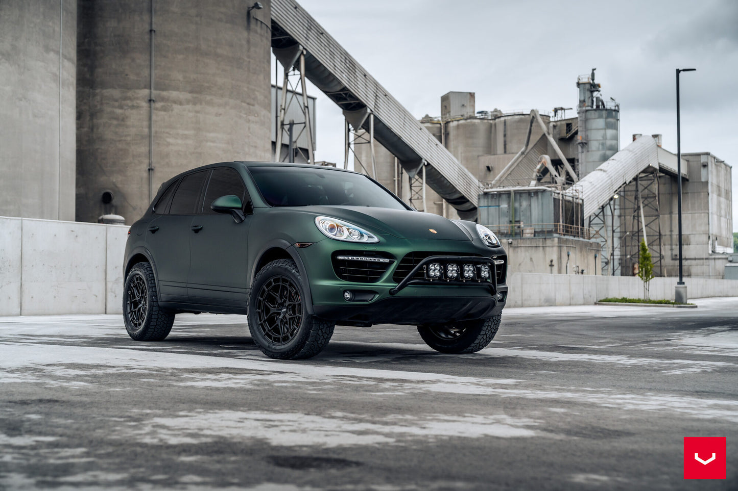 Vossen HFX-1 Wheel Set for Porsche Cayenne - Gloss Black