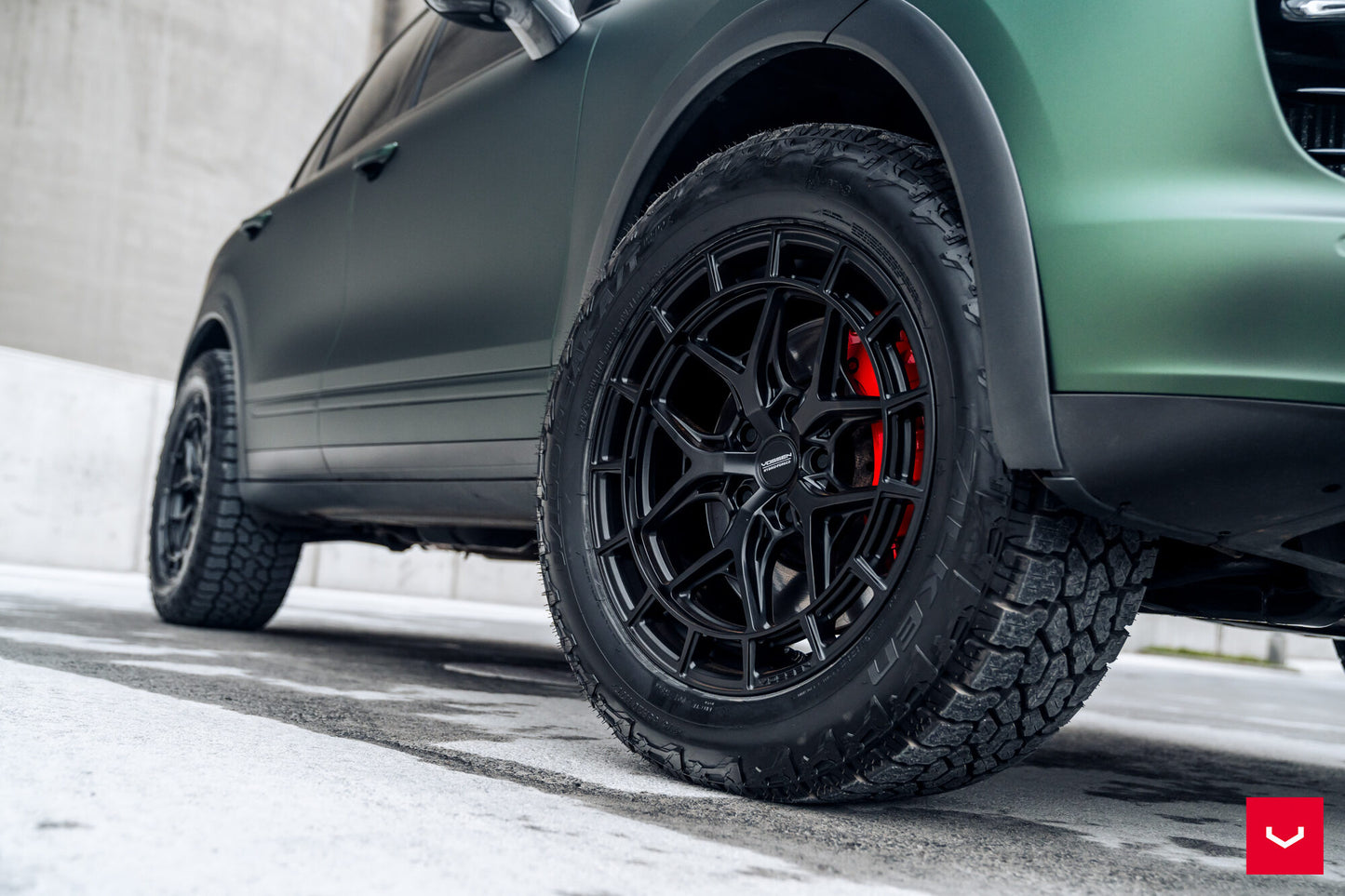 Vossen HFX-1 Wheel Set for Porsche Cayenne - Gloss Black