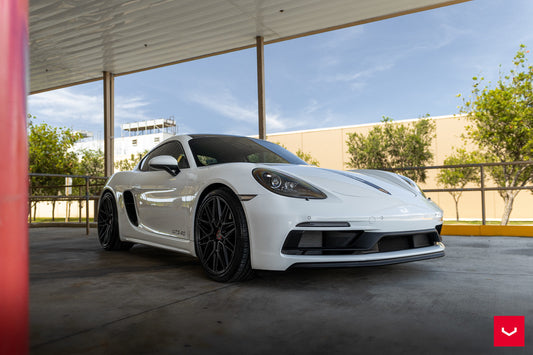 Vossen HF-7 Wheel Set for Porsche 718 Boxster/Cayman - 20 Inch - Gloss Black