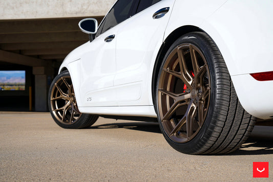 Vossen HF-5 Wheel Set for Porsche Macan - 22 Inch - Satin Bronze