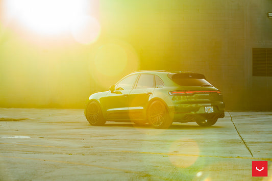 Vossen HF-4T Wheel Set for Porsche Macan - 22 Inch - Satin Black