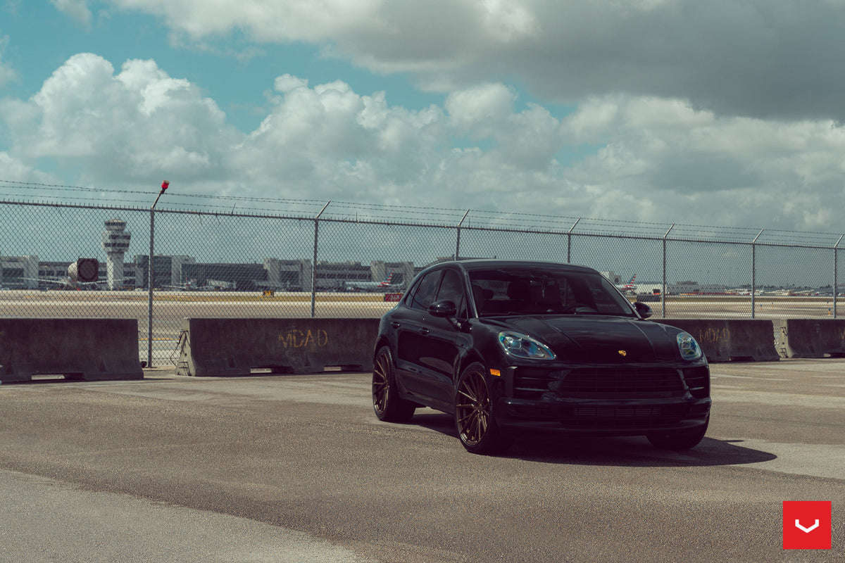 Vossen HF-4T Wheel Set for Porsche Macan - 22 Inch - Satin Bronze