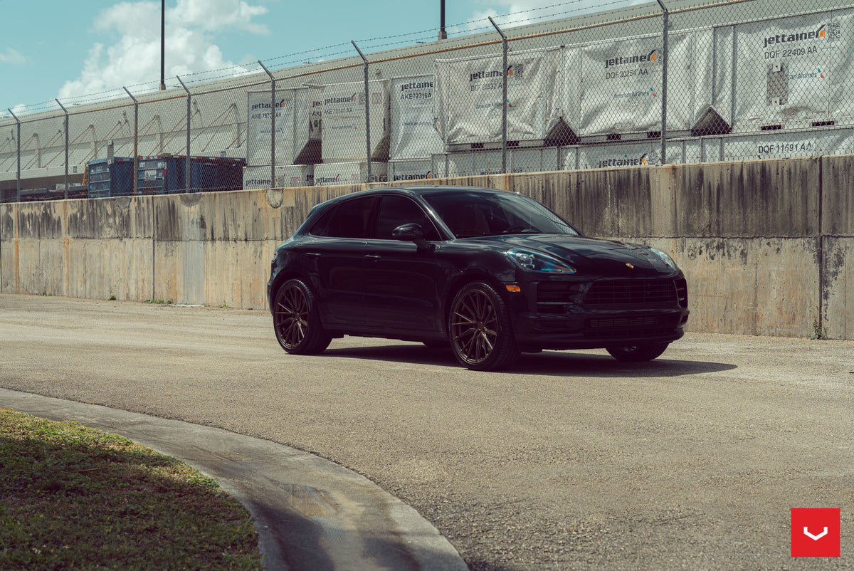Vossen HF-4T Wheel Set for Porsche Macan - 22 Inch - Satin Bronze