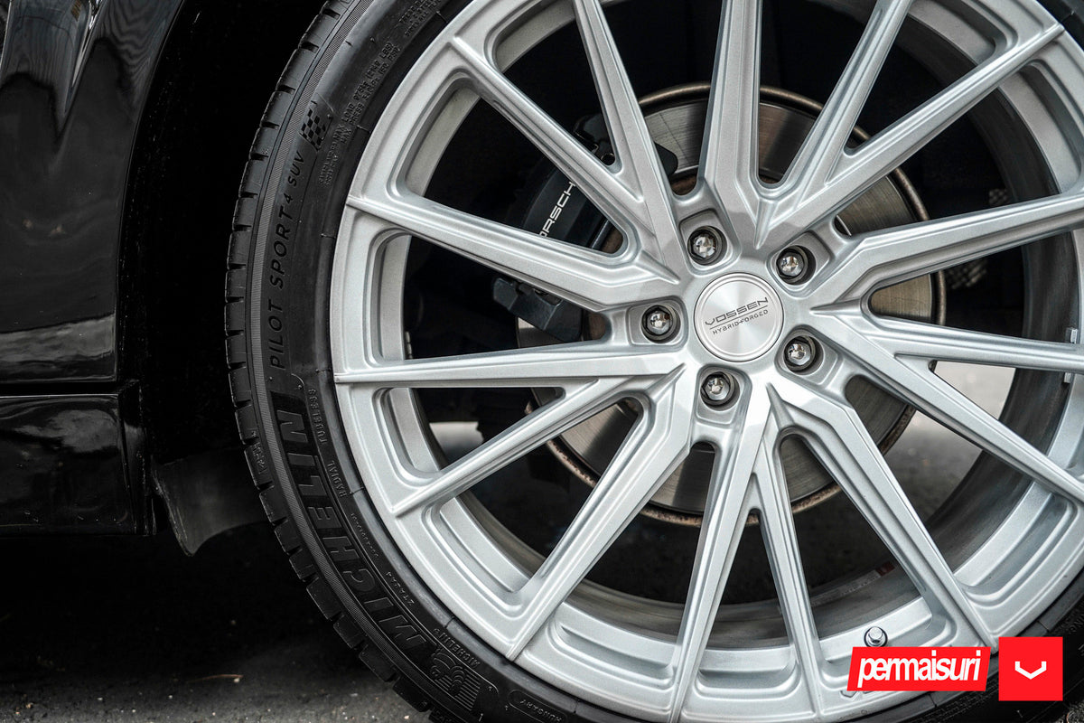 Vossen HF-4T Wheel Set for Porsche Macan - 21 Inch - Gloss Silver