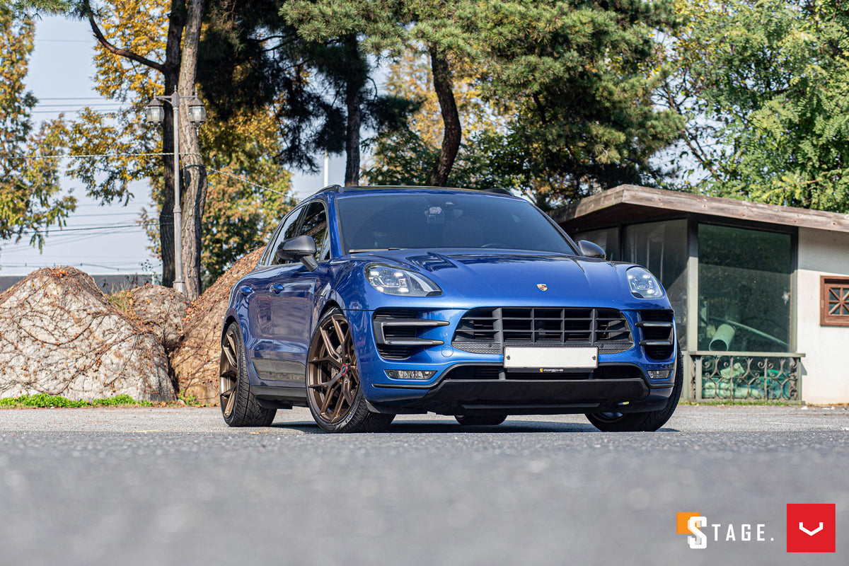 Vossen HF-5 Wheel Set for Porsche Macan - Satin Bronze