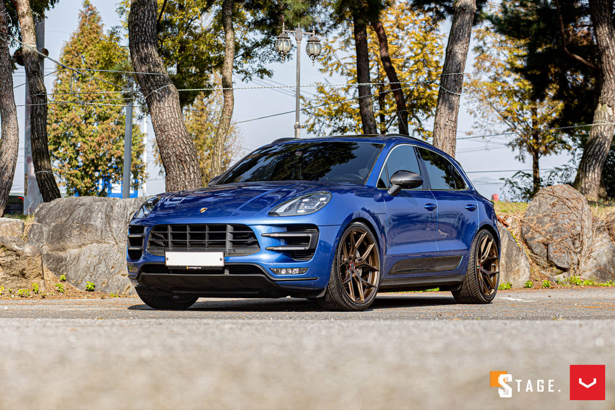 Vossen HF-5 Wheel Set for Porsche Macan - Satin Bronze
