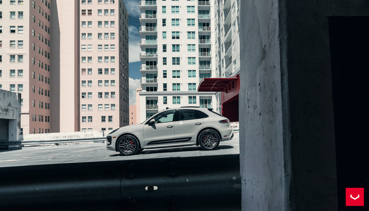 Vossen HF-7 Wheel Set for Porsche Macan - 22 Inch - Anthracite