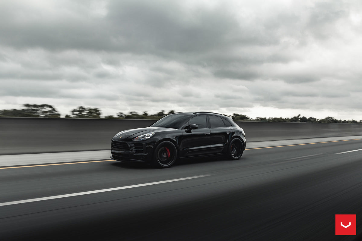 Vossen HF-5 Wheel Set for Porsche Macan - 22 Inch - Gloss Black