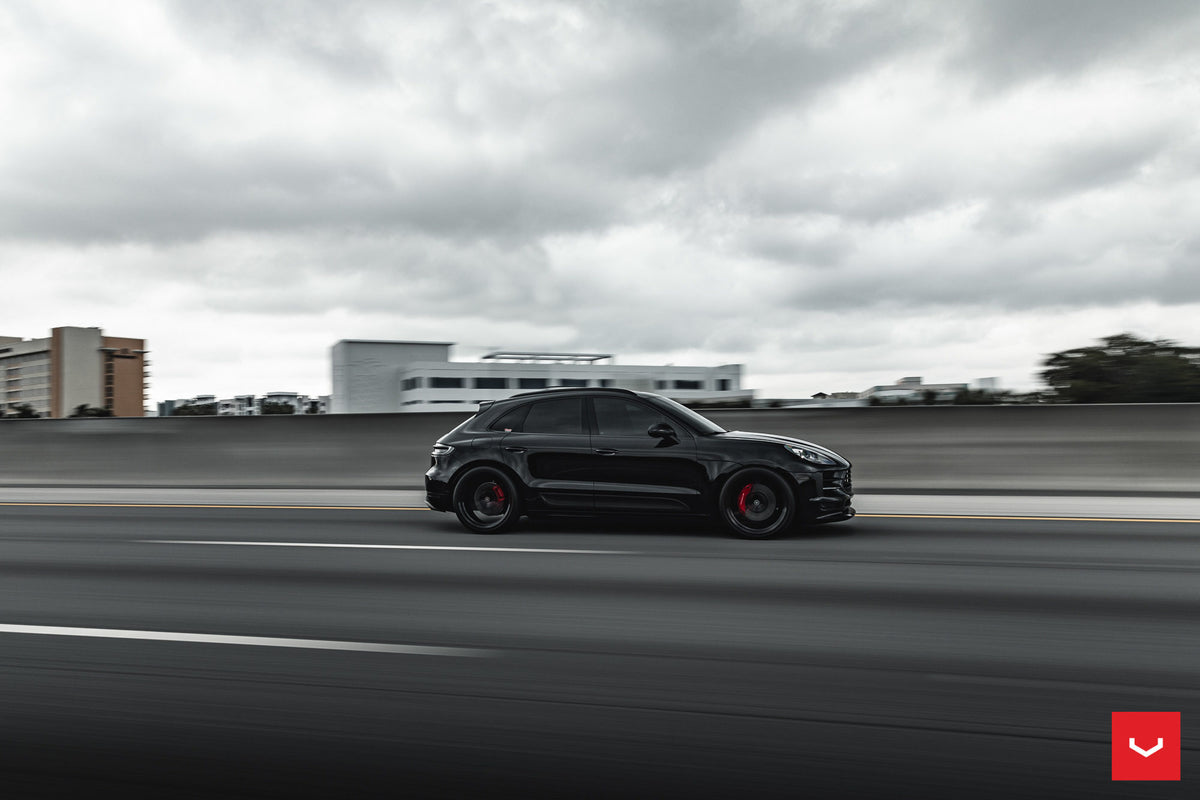 Vossen HF-5 Wheel Set for Porsche Macan - 22 Inch - Gloss Black