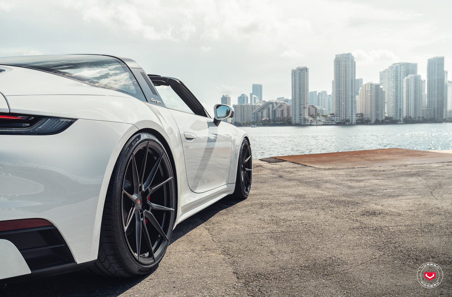Vossen EVO-2 Wheel Set for Porsche 911 - 21 Inch - Satin Black