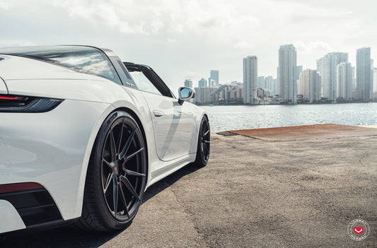 Vossen EVO-2 Wheel Set for Porsche 911 - 21 Inch - Satin Black
