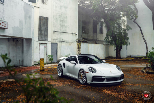 Vossen EVO-1R Wheel Set for Porsche 911 - 21 Inch - Gloss Clear