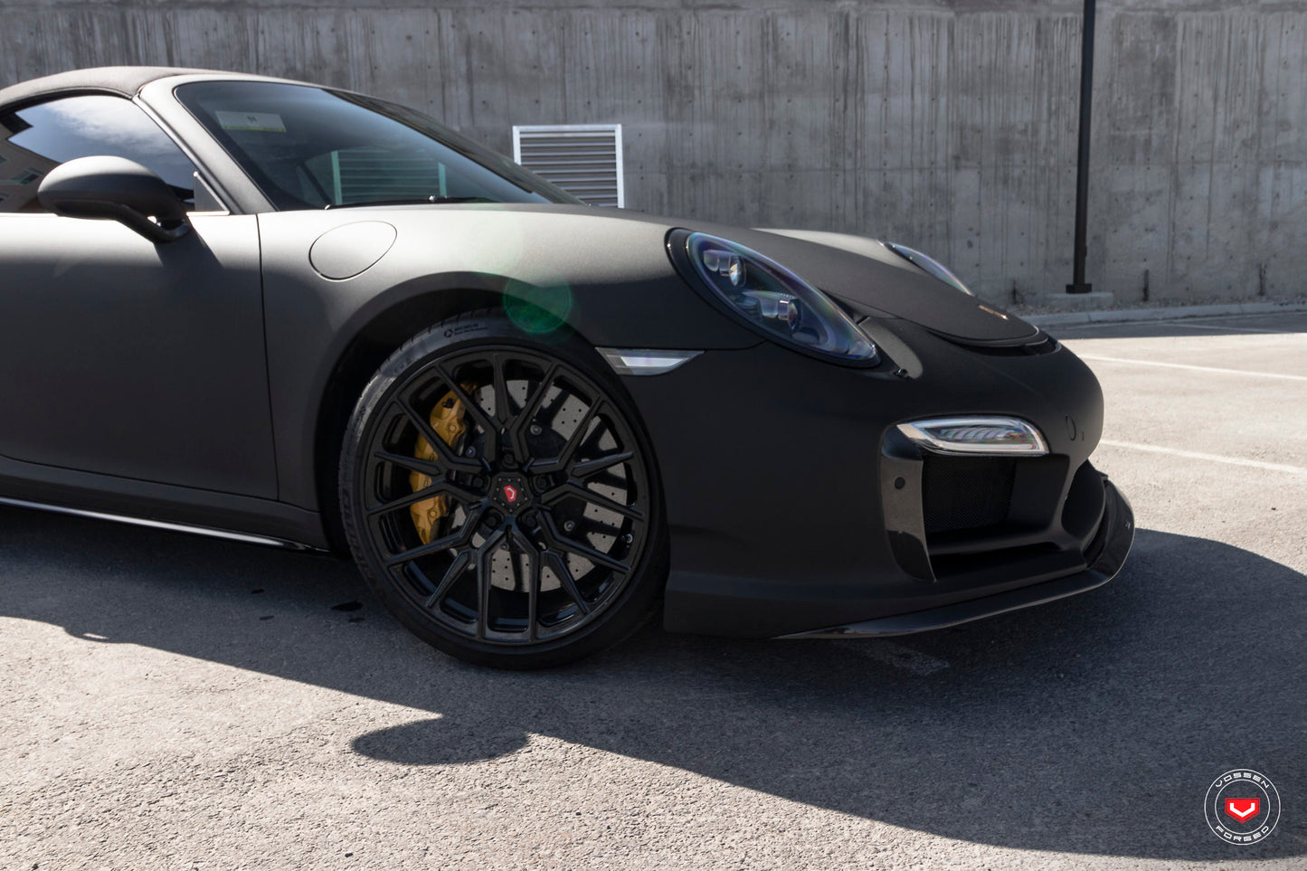 Vossen M-X3 Wheel Set for Porsche 911 - 20 Inch - Gloss Black