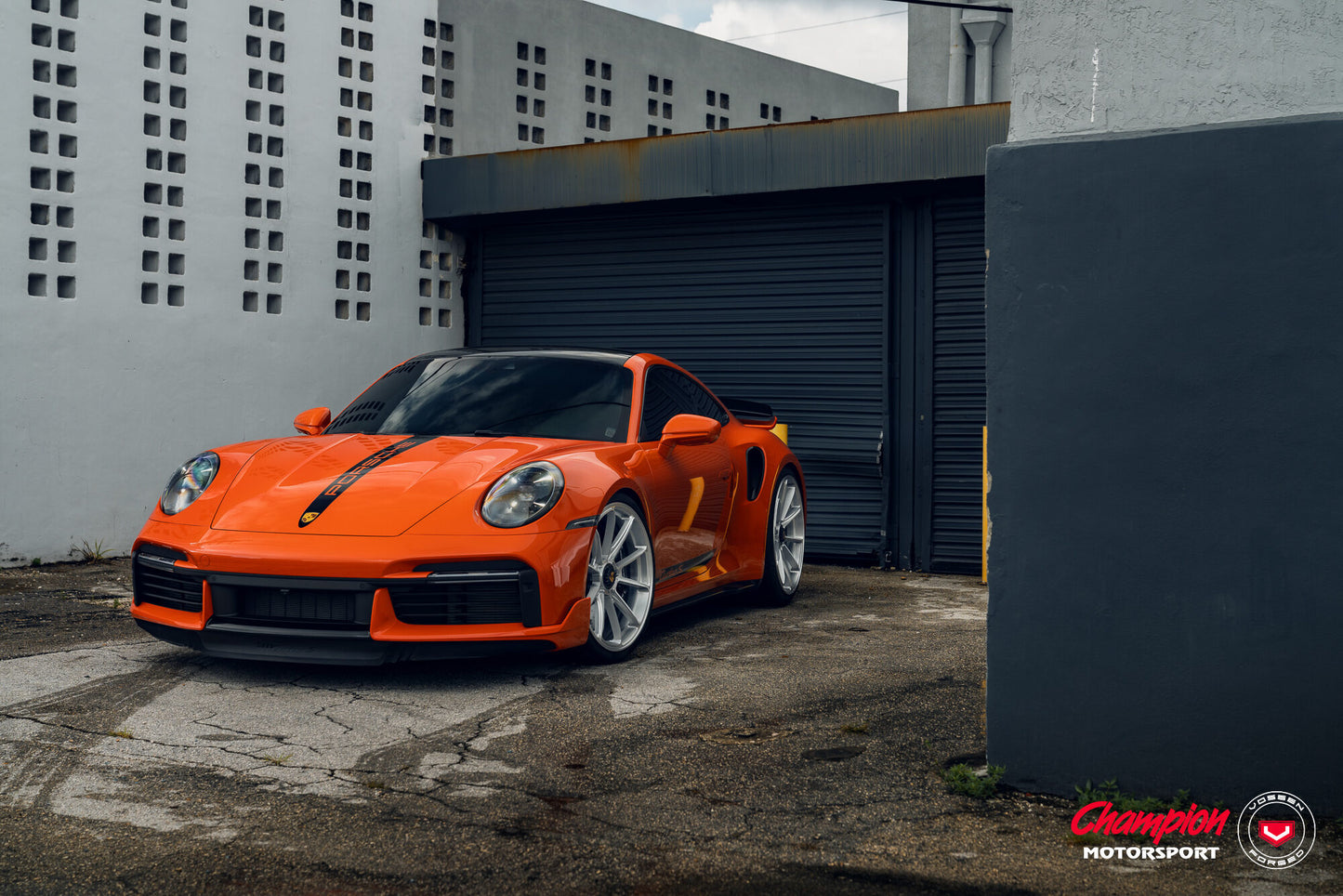 Vossen RS92 Wheel Set for Porsche 911 - 21 Inch - Gloss Clear