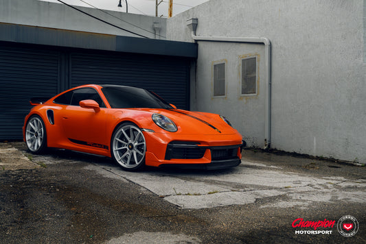 Vossen RS92 Wheel Set for Porsche 911 - 21 Inch - Gloss Clear