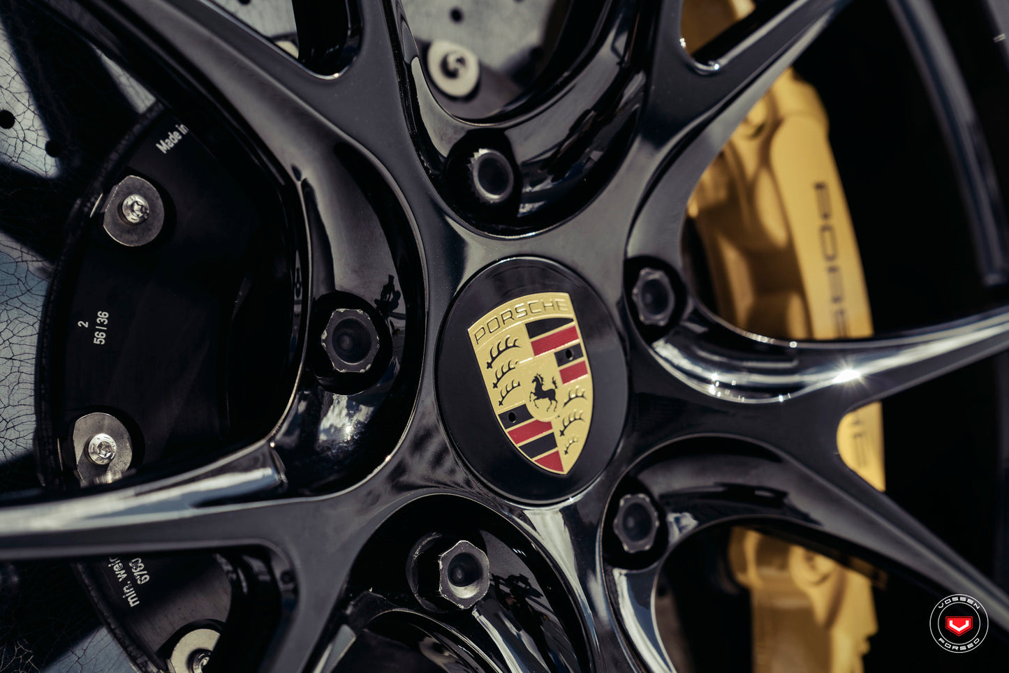 Vossen RS74 Wheel Set for Porsche 911 - 21 Inch - Gloss Black