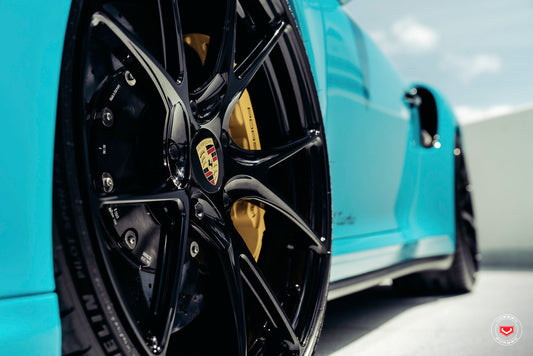 Vossen RS74 Wheel Set for Porsche 911 - 21 Inch - Gloss Black