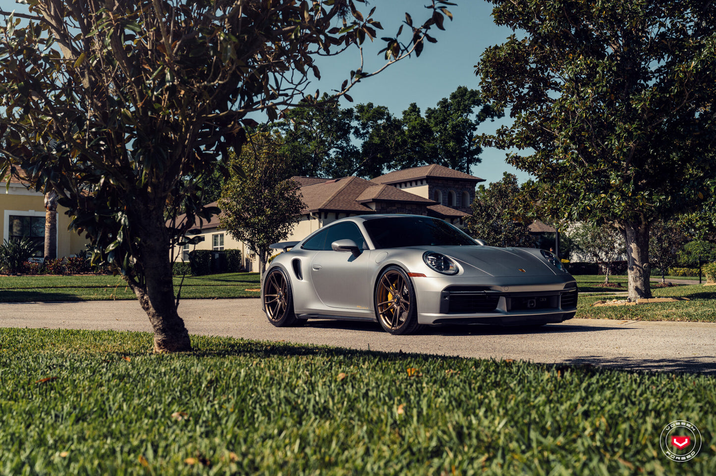 Vossen S17-06 Wheel Set for Porsche 911 - 21 Inch - Satin Bronze