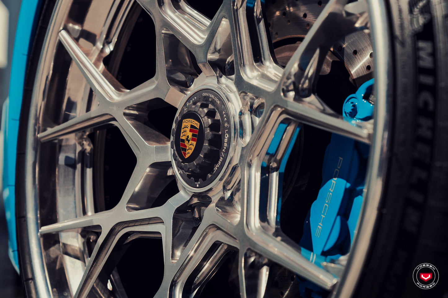 Vossen S17-07 (3-Piece) Wheel Set for Porsche 911 - 21 Inch - Gloss Clear