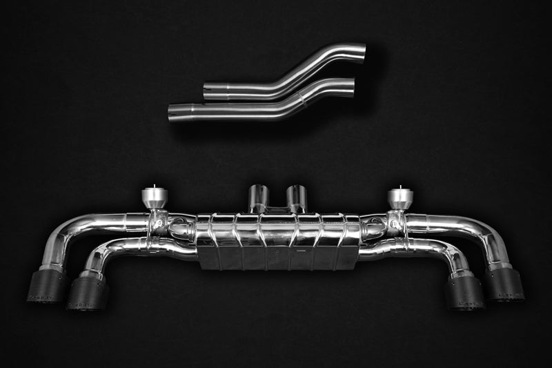 Capristo Porsche 536 Cayenne S 2.9 (19+) - Valved Exhaust, MidSilencer Spares + Carbon Tips (CES3)