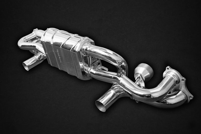 Capristo Porsche 718 Spyder/GTS/Cayman GT4 - SET: Valved Muffler, OPF Replacement, Performance Headers + Carbon Tips