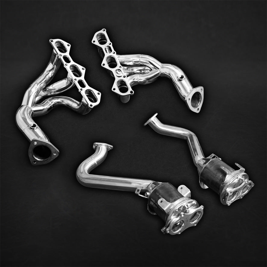 Capristo Porsche 718 Spyder/GTS/Cayman GT4 - SET: Valved Muffler, OPF Replacement, Performance Headers + Carbon Tips
