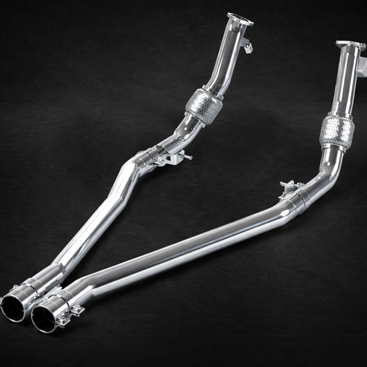 Capristo Porsche 536.1/2 Cayenne V8TT - Front Silencer Spare Connecting Pipes