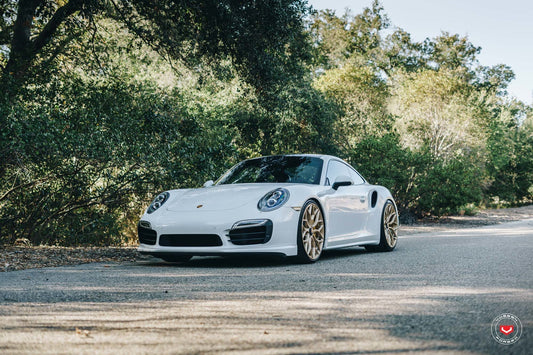 Vossen S17-01 Wheel Set for Porsche 911 - 21 Inch - Patina Gold