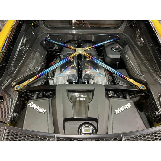 Rampage Billet Titanium X-Brace - R8/Huracan