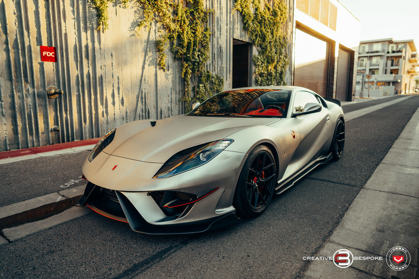 Vossen S21-01 Wheel Set for Ferrari 812 Superfast - 20 Inch - Gloss Black