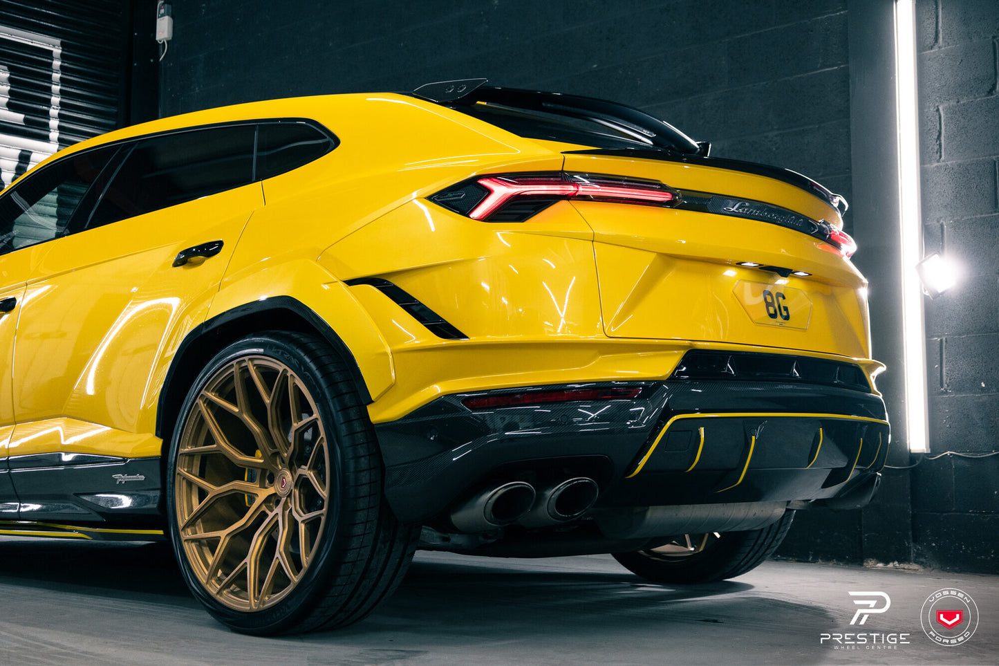 Vossen S17-01 Wheel Set for Lamborghini Urus - 24 Inch - Matte Brickell Bronze