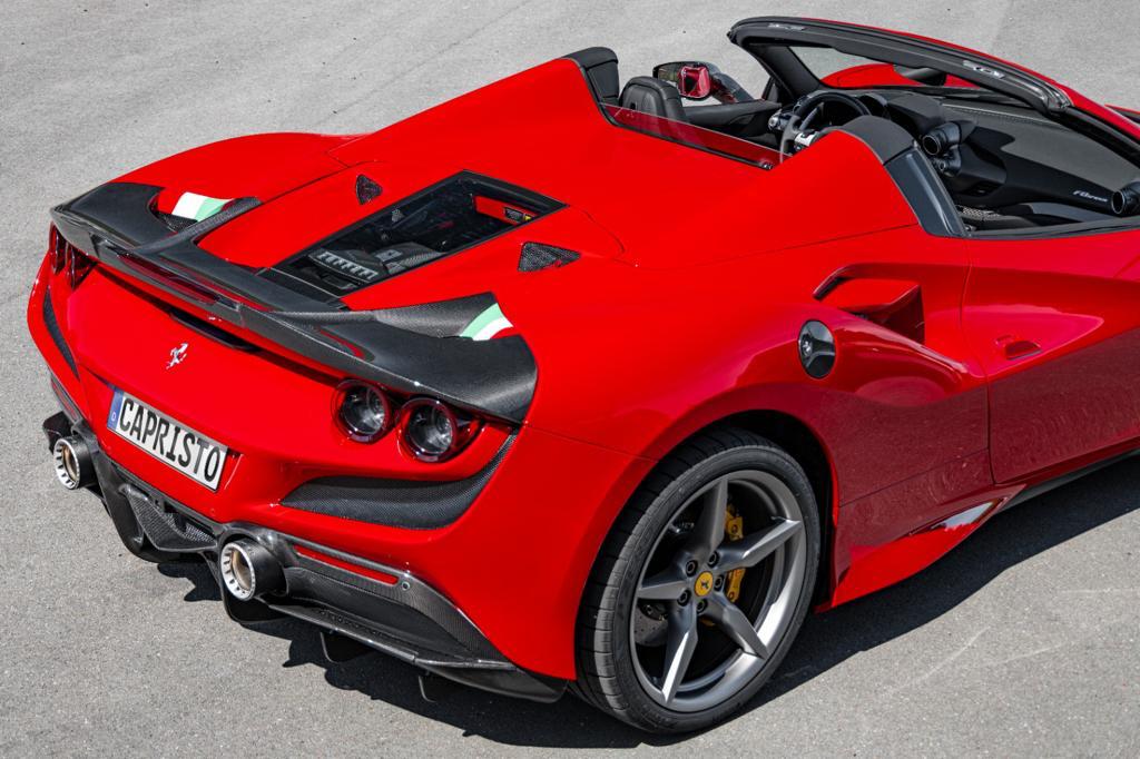 Capristo Ferrari F8 Spider - Carbon Fiber Rear Spoiler