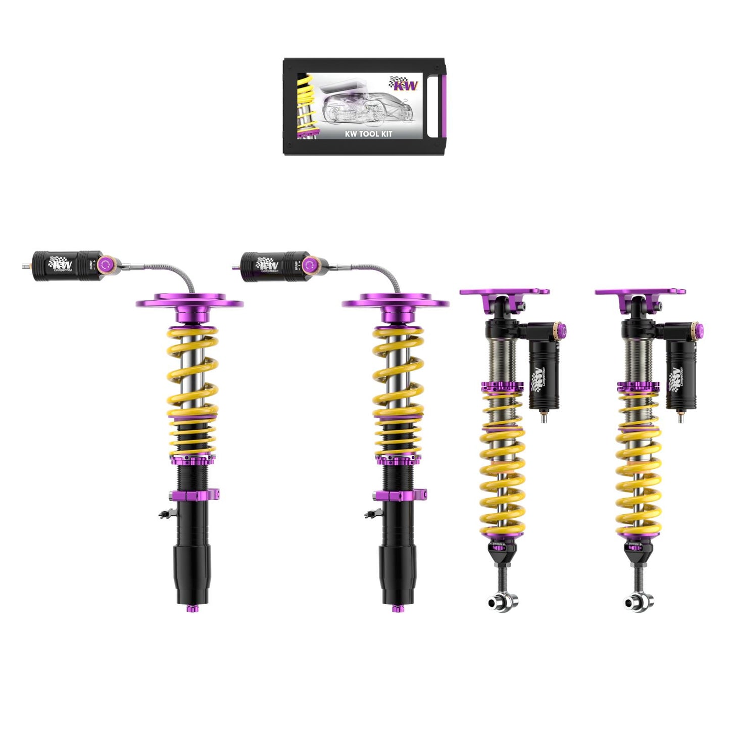 KW McLaren 720S V4 RACING KIT (R-COMPOUND; REAR COILOVER CONV.) - 39720338