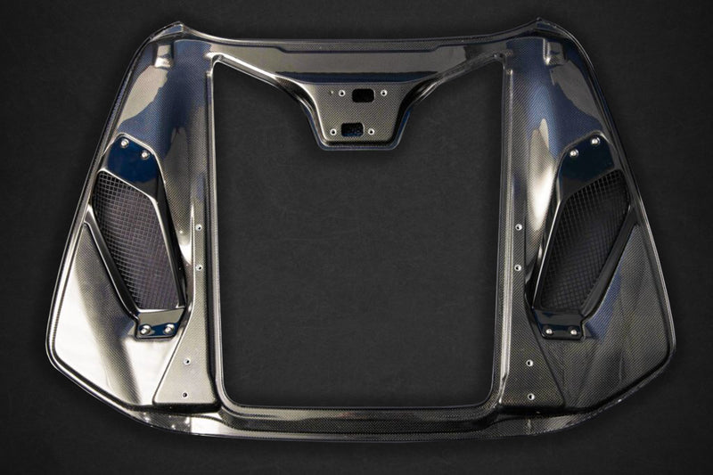Capristo Ferrari 488GTS/Pista - Carbon Fiber + Glass Bonnet (Design S)